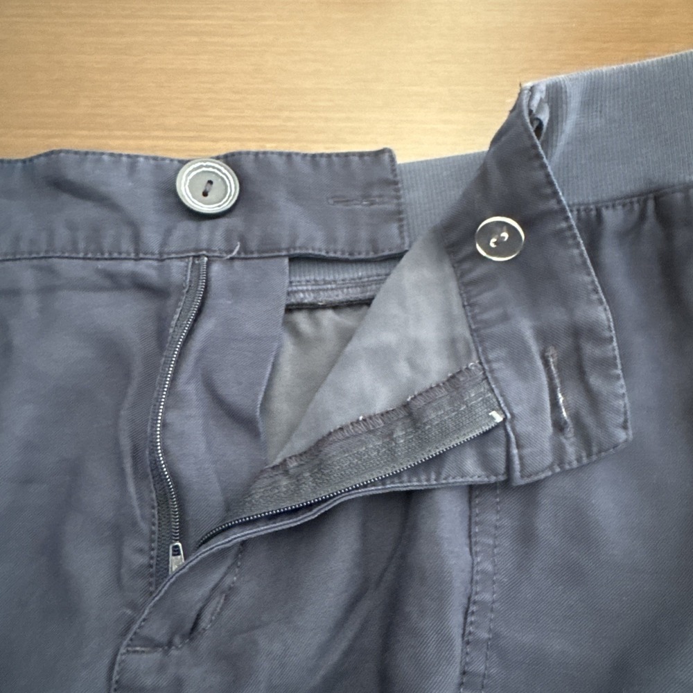 Soft Surroundings Cargo Shorts Elastic Waist Navy Blue Women's Size XL - Picture 7 of 9